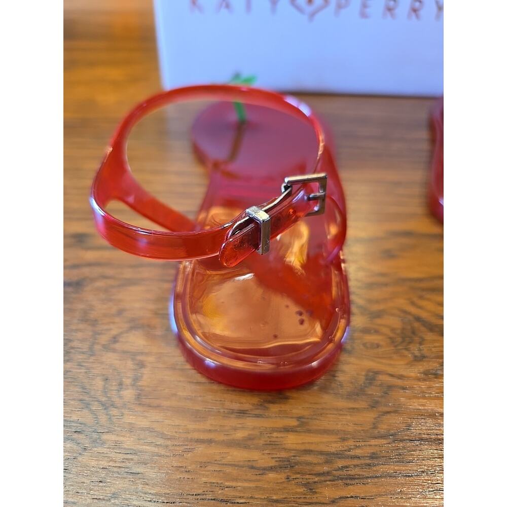 Katy Perry Geli Palm Tree Sandal Red / Green 8 - Picture 9 of 14